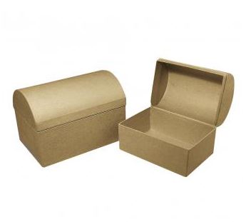 Kirstu paperimassaa 15 x 10 x 10,5cm - Paperimassarasiat ja -esineet - 8110700 - 1