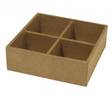 Lokerikko paperimassaa 12,5 x 12,5 x 4cm -  - 7140400 - 1
