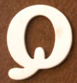 Vanerikirjain 4 cm, Q - Kirjaimet ja numerot - 6161600 - 1