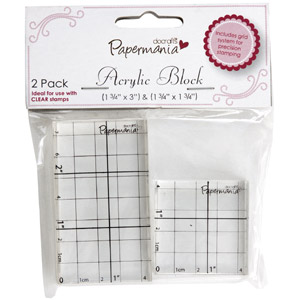 Akryylipalat, kaksi kokoa - Leimailutarvikkeet - 99-9031000 - 1