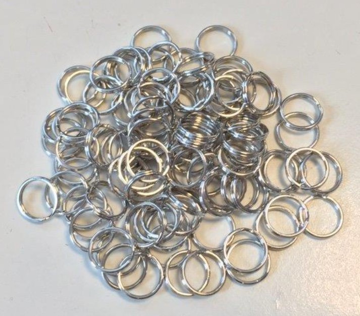 Avainrengas 18mm 10 kpl - Helat, lukot, magneetit, avainrenkaat - 12335-3503-10 - 1