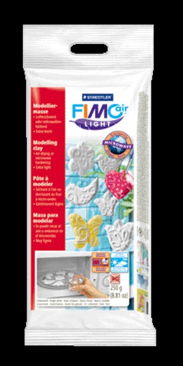 FIMOair light kevytmassa 250g valkoinen - Perus- ja kevytmassat - 8131-0 - 1