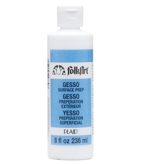 Gesso Folk Art, 236ml - Lisäaineet ja pastat - 370 - 1