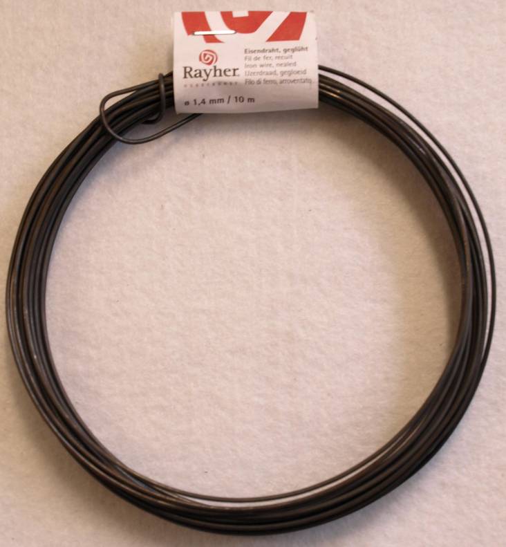 Kieppilanka, 1,4 mm, 10 m, musta - Muut metalli- ja rautalangat - 2407200 - 1