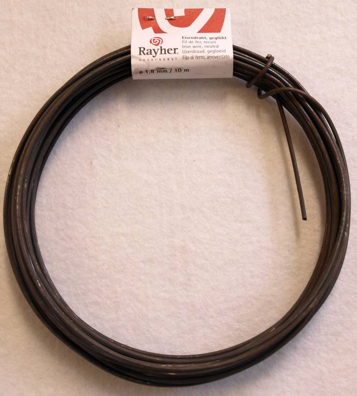 Kieppilanka, 1,8 mm, 10 m, musta - Muut metalli- ja rautalangat - 2407400 - 1