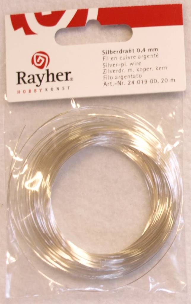 Kuparilanka, nikkelitön, 0,4 mm, 20 m - Kuparilangat - 2401900 - 1