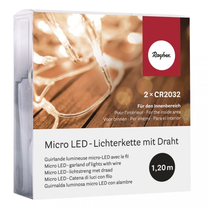 LED-valonauha micro, 1,2m, 10 valoa - Jouluaskartelu - 69136000 - 1