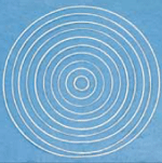 Metallirengas, 25 cm, valkoinen - Metallirenkaat ja lampuntekotarvikkeet - 2505300 - 2