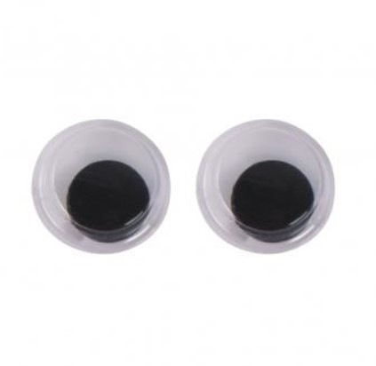 Ommeltavat silmät 10mm 50kpl - Silmät, kuonot, nivelet - 8912500 - 1