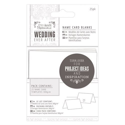 Paikkakortit sydän 25kpl, valkoiset - Hääaskartelu - PMA 158160 - 1