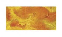 Pikkuhöyhenet keltaiset ja oranssit 10g - Piippurassit, höyhenet, softis - 8511720 - 1