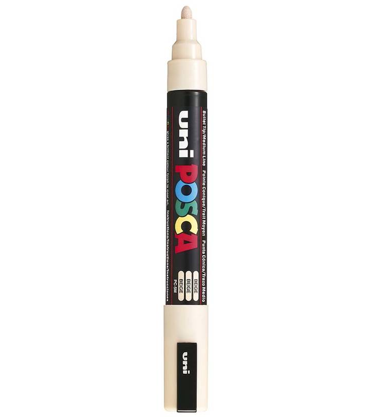 Posca PC-5M 2,5mm Beige - Posca-maalitussit - 107466000 - 1