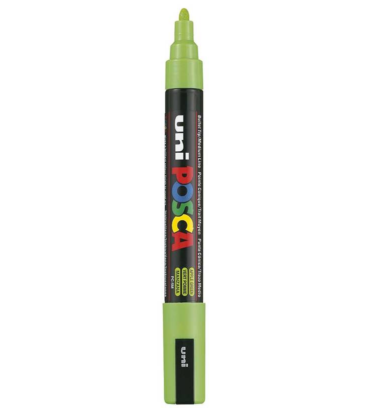 Posca PC-5M 2,5mm Omenanvihreä - Posca-maalitussit - 036855000 - 1