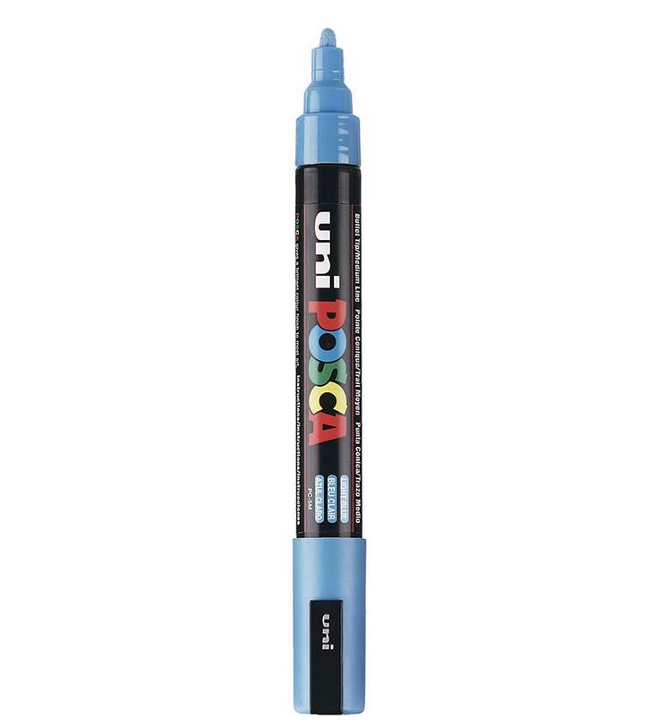 Posca PC-5M 2,5mm Vaaleansininen - Posca-maalitussit - 152694000 - 1