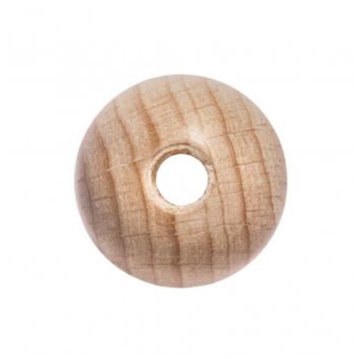 Puupallot 15mm 50kpl, reikä 4mm - Puupallot, -munat ja -napit - 6103100 - 1