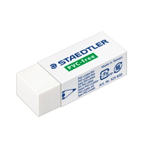 Pyyhekumi Staedtler, PVC-vapaa - Värikynät, tussit, koulutarvikkeet - 525 B30 - 1