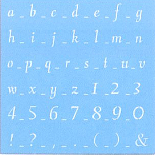 Sabluuna, Pienet kirjaimet ja numerot - Muovisabluunat - 3836400 - 1