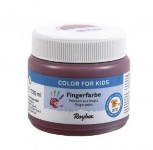 Sormiväri 150ml ruskea - Sormi- ja vesivärit - 38959540 - 1