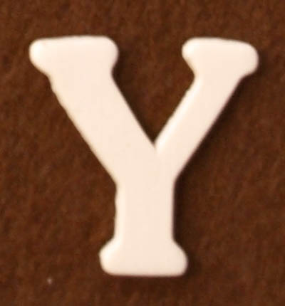 Vanerikirjain 4 cm, Y - Kirjaimet ja numerot - 6162400 - 1