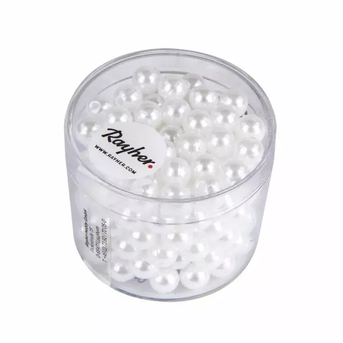 Helmet 6mm 170kpl, vahatut valkoiset - Muovihelmet - 1640400 - 1