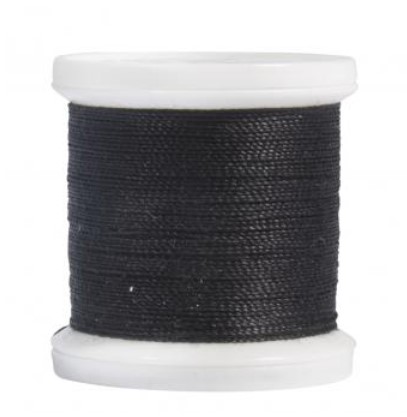 Helmilanka, musta 100m - Helmineulat, -langat ja koruvaijerit - 8900101 - 1