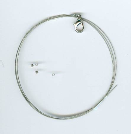 Koruvaijerisetti 75cm 0,4mm hopeanvär. - Korunosat ja korutarvikkeet - 10829-4101 - 1