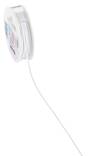 Nyöri tuttinauhalle 1 metri, valkoinen - Silikonihelmet ja tuttinauhatarvikkeet - 3260711-1 - 2