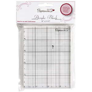 Akryylipala, 10x13,3 cm - Leimailutarvikkeet - 99-9031001 - 1