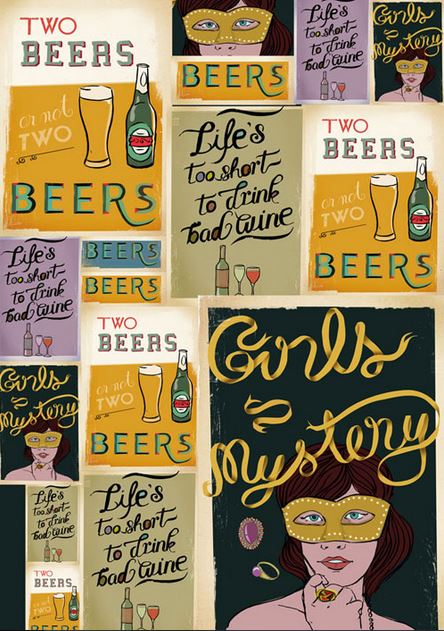 Decoupage-paperi Beers - Oluet LKL - Riisi- ja decoupage-paperit - DFG401 - 1