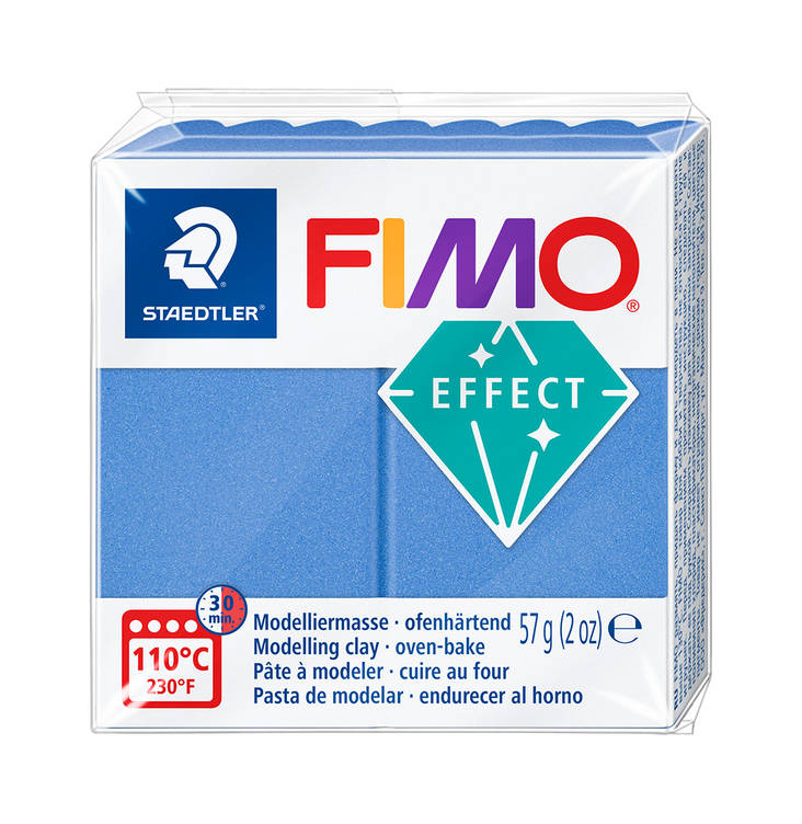 Fimo Effect metallisininen - FIMO Soft ja Effect -muovailumassat - 8010-31 - 1