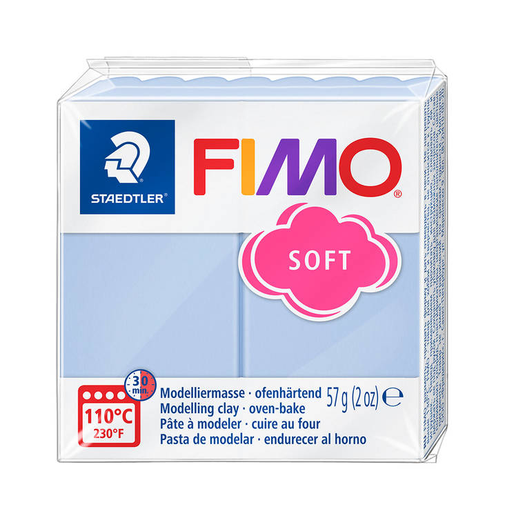 Fimo Soft trendiväri seesteinen sini - FIMO Soft ja Effect -muovailumassat - 8020-T31 - 1
