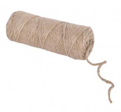 Juuttinaru, 3,5 mm, 50 m luonnonväri - Nauhat, siimat, ketjut - 4200131 - 2