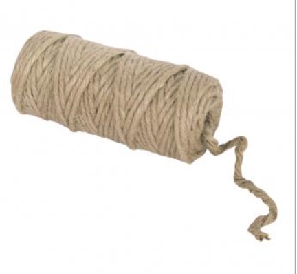 Juuttinaru, 6 mm, 35 m, luonnonväri - Nauhat, siimat, ketjut - 4200431 - 1