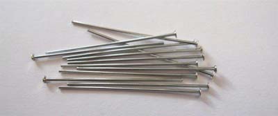 Korupiikki litteä 32mm Hopeanvärinen - Korunosat ja korutarvikkeet - 10317-3201 - 1