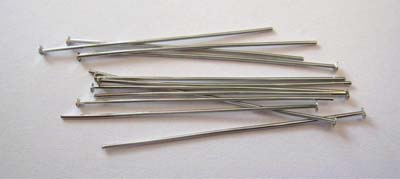 Korupiikki litteä 45mm Hopeanvärinen - Korunosat ja korutarvikkeet - 10317-4501 - 1