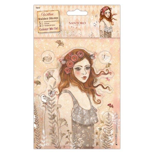 Kumileimasinsetti Le Message Willow - Akryyli- ja kumileimasimet akryylipalaan - WIL 907101 - 1