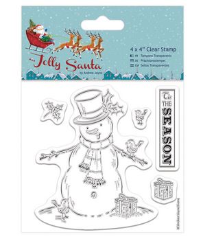 Leimasinsetti 10x10cm, Lumiukko - Akryyli- ja kumileimasimet akryylipalaan - PMA 907961 - 1