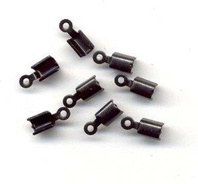 Nyörinpää 5x3mm 8kpl Musta /Antrasiitti - Korunosat ja korutarvikkeet - 12092-9261 - 1