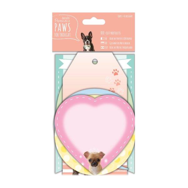 Stanssatut paperit 18kpl Paws of Thought - Kuviopaperilajitelmat - PMA 157271 - 1