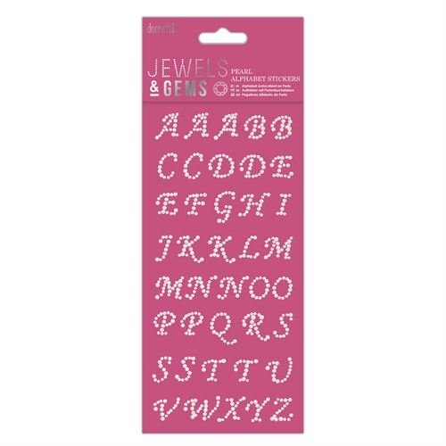 Tarra-arkki Helmikirjaimet Italic -  - PMA 356111 - 1