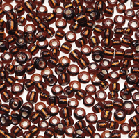 Välihelmet, läpinäkyvät, hopeasisus - Lasihelmet - 1101-21 - 1