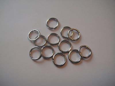 Välirengas 10 x 1,5m 12kpl Hopeanvärinen - Korunosat ja korutarvikkeet - 12116-1601 - 1