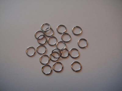 Välirengas split 6mm 20kpl Hopeanvärinen - Korunosat ja korutarvikkeet - 11808-1521 - 1