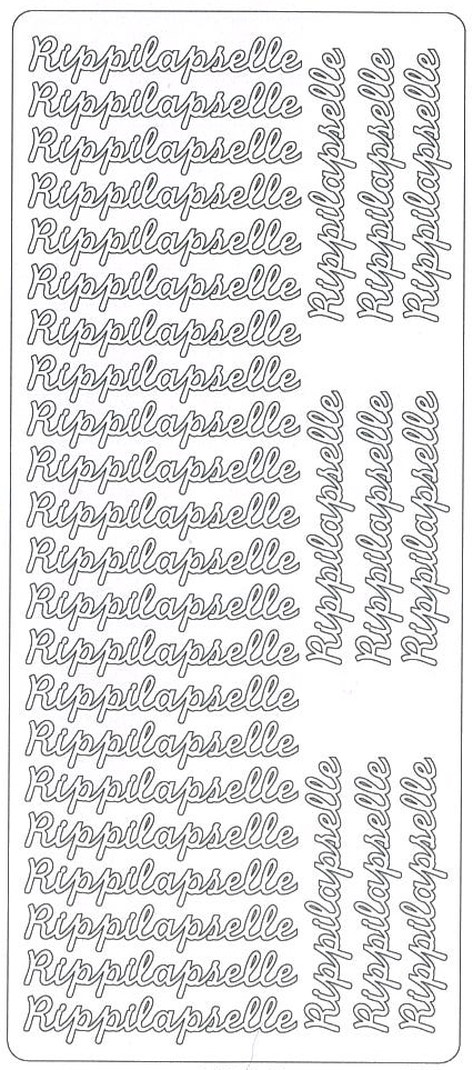 Ääriviivatarra Rippilapselle, kulta - Ääriviivatarrat tekstillä - 75251 - 1