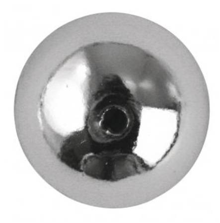 Helmet 10mm 10kpl, hopeanväriset - Muovihelmet - 1600422 - 2