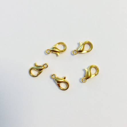 Papukaijalukko 10mm 5kpl Kullanvärinen - Korunosat ja korutarvikkeet - 11808-1352 - 1