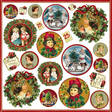 Riisipaperiservietti Nostalgia, JouluLKL - Riisi- ja decoupage-paperit - DFT232 - 1