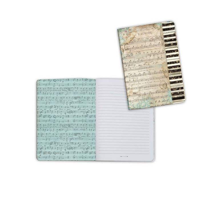 A6 muistikirja, 64 sivua, Piano - Kalenteriaskartelu / Plannerit - ENBA6012 - 1