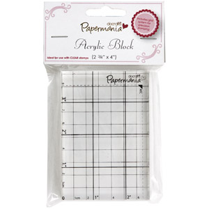 Akryylipala, 10x7 cm - Leimailutarvikkeet - 99-9031002 - 1