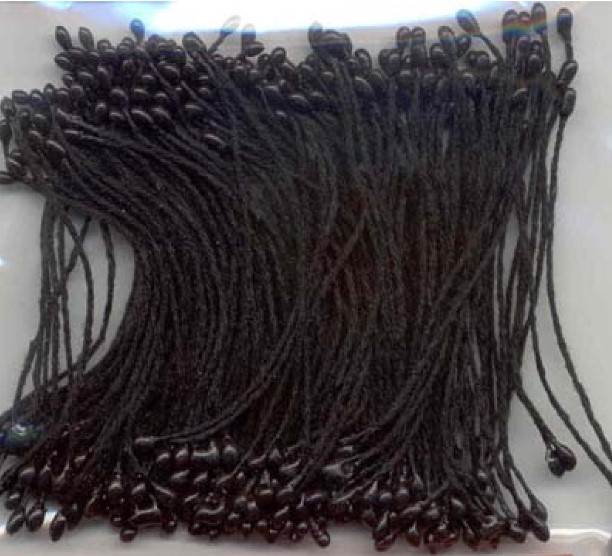 Heteet 144 vartta, musta helmiäinen - Kukkaset ja kukkatarvikkeet - 12257-5702 - 1